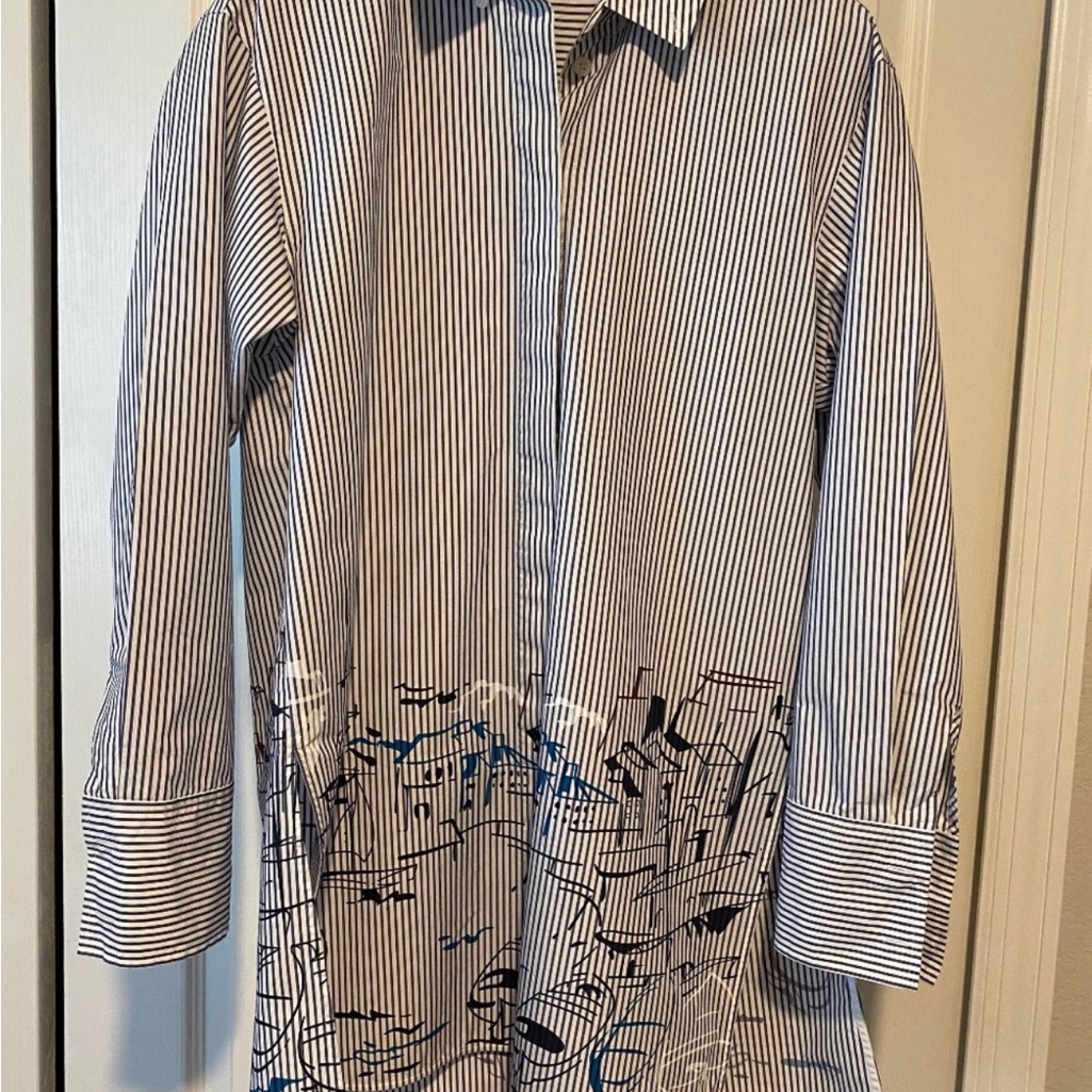 Lafayette 148 Blouse/Shorts Set